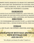 Drawn from Ashes: Advanced Armpit Detox Paste