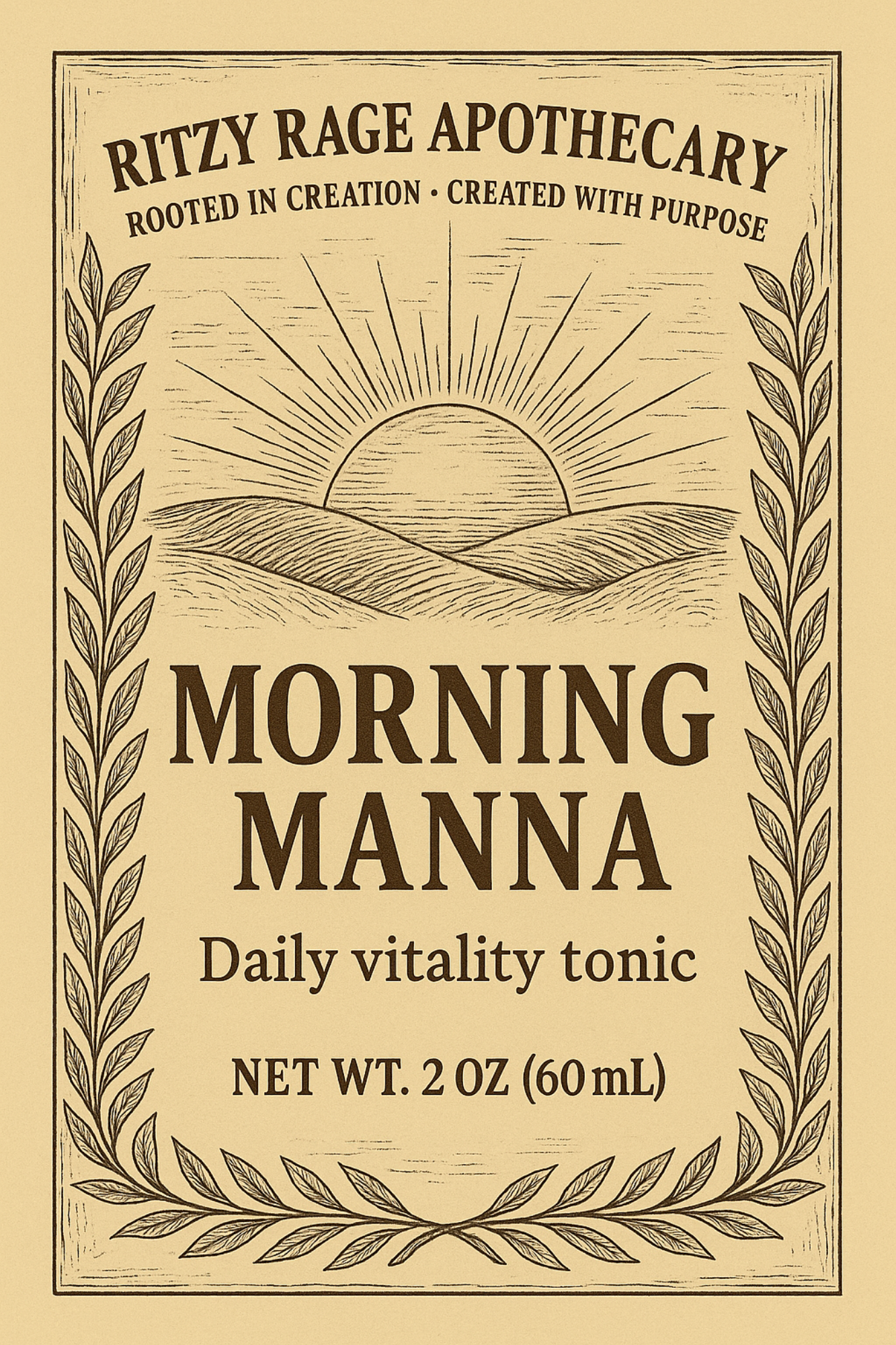 Morning Manna Tincture