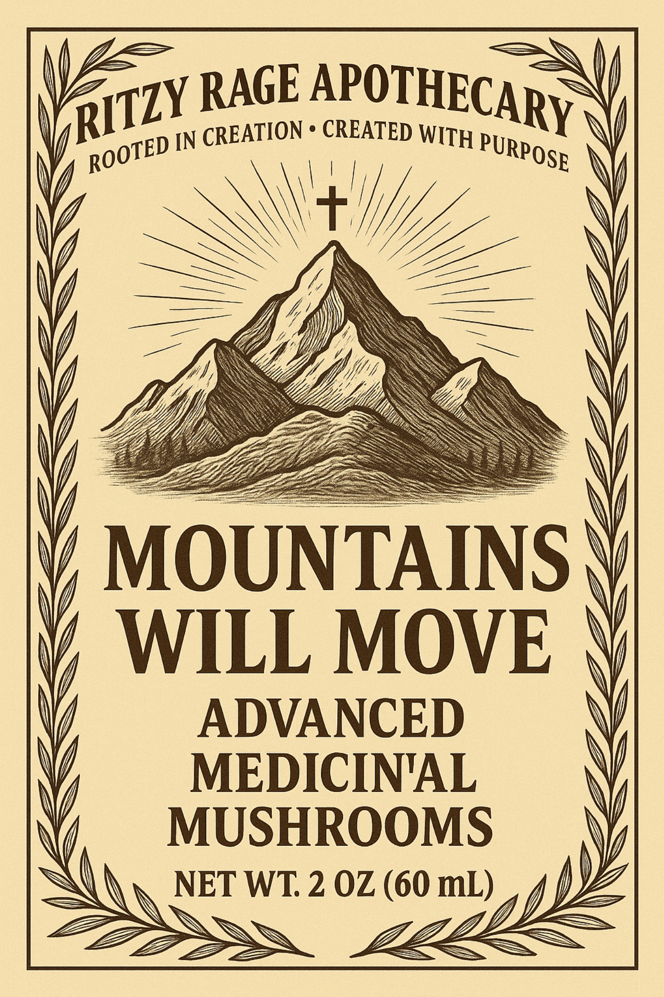 Mountains Will Move Tincture