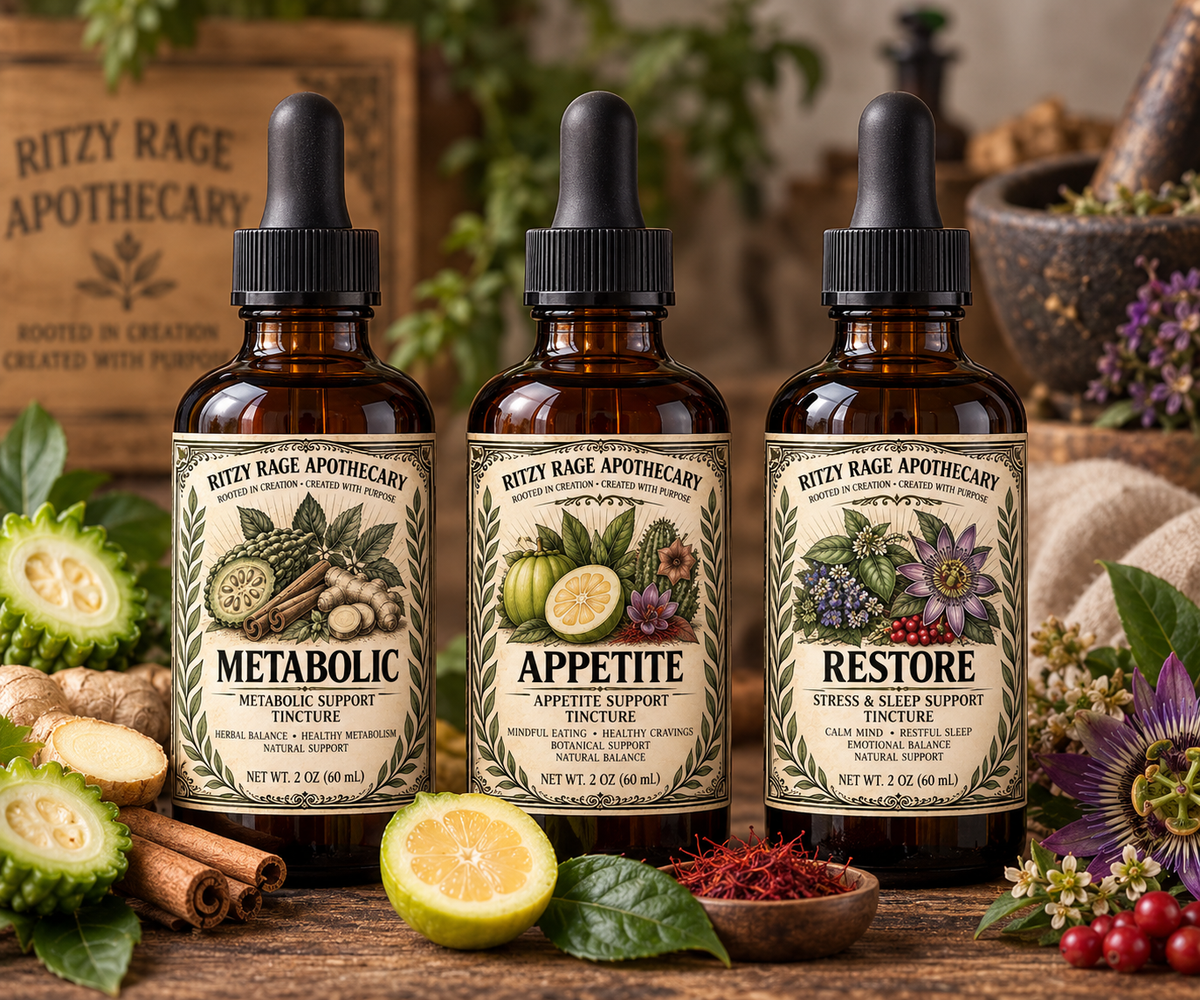 Balanced Within System: Metabolic, Appetite, Restorative Support Tinctures