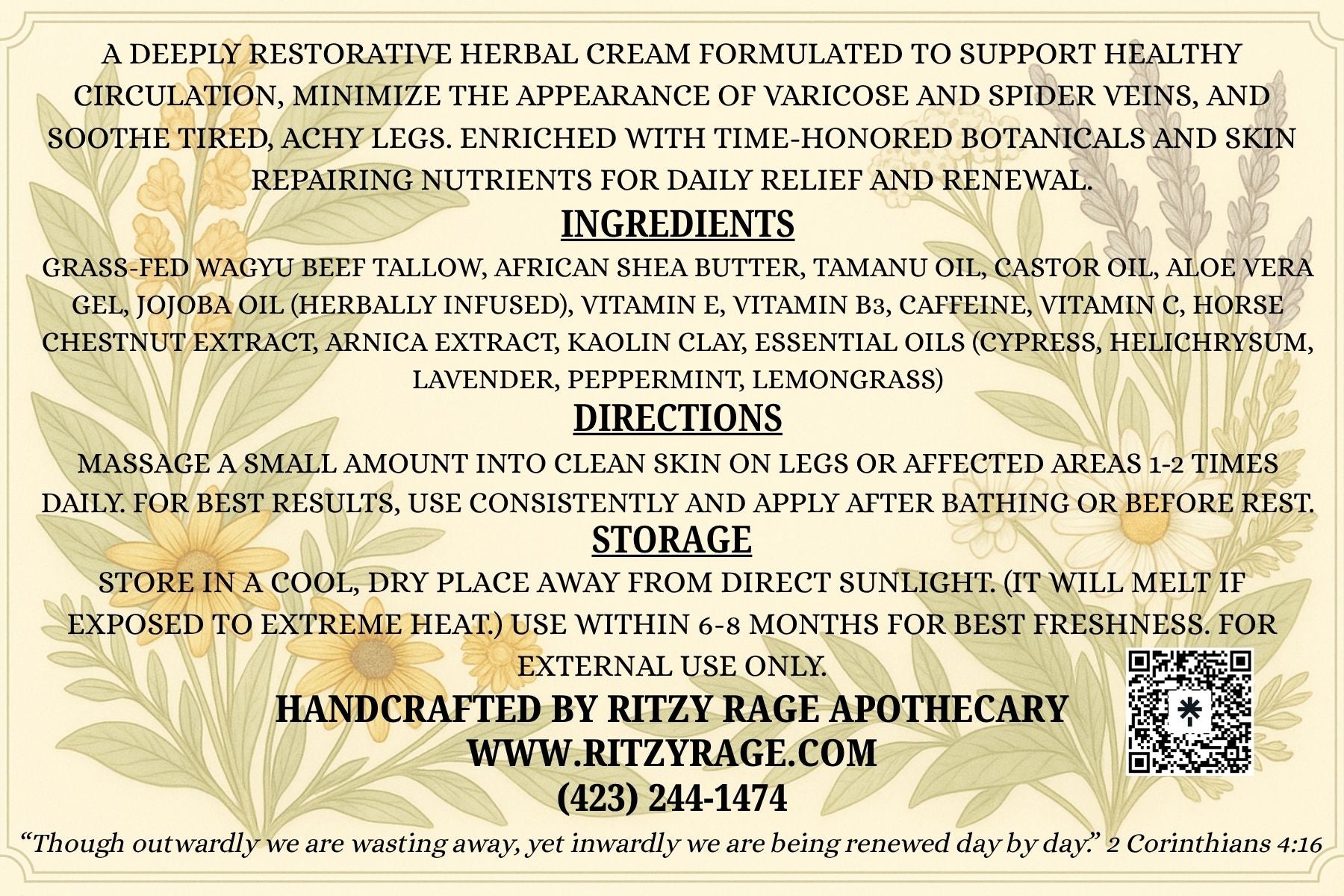 Velvet Veins: Spider Vein Cream