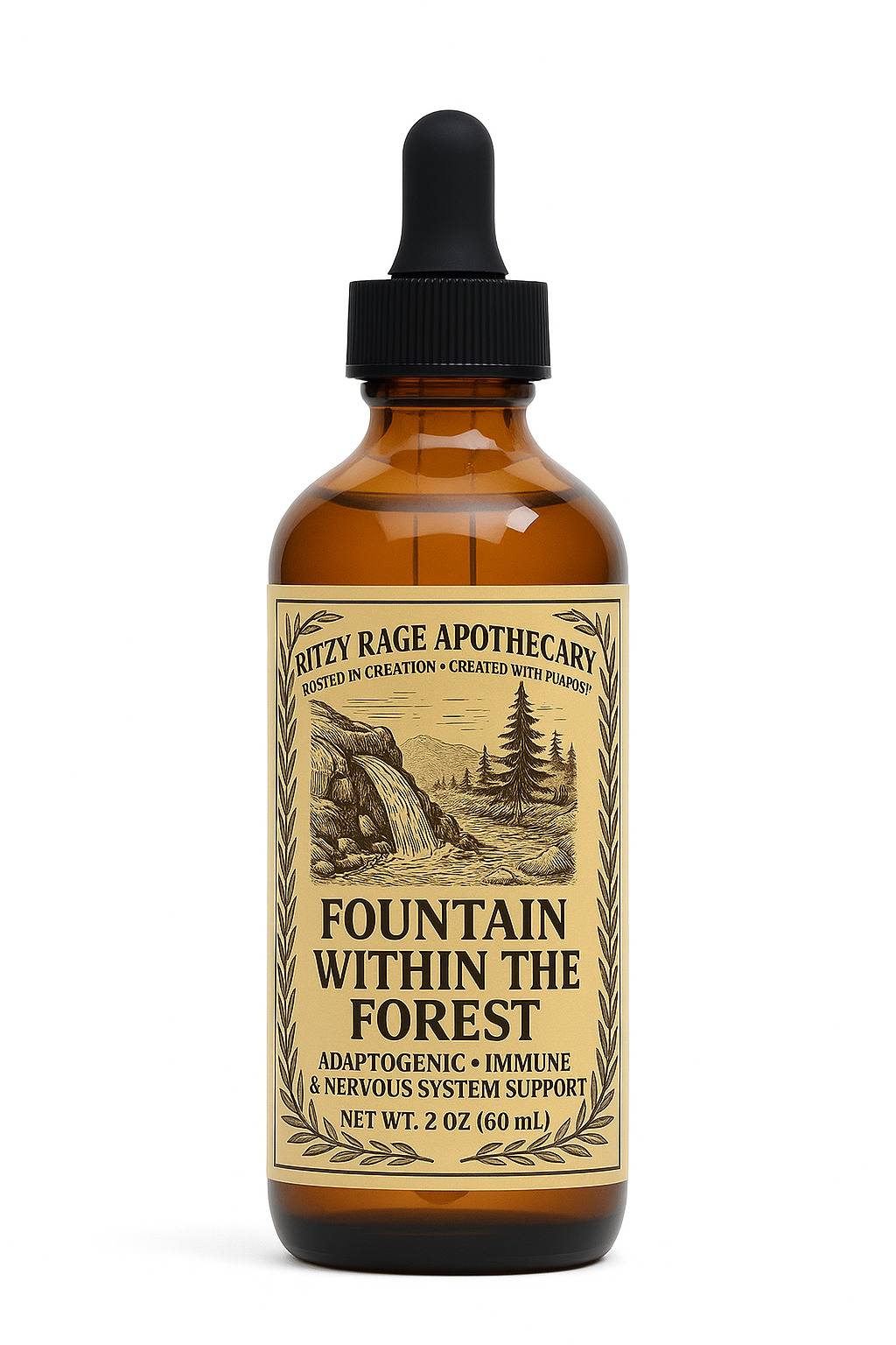 Fountain Within the Forest: Adaptogenic, Immune & Nervous System Support Tincture