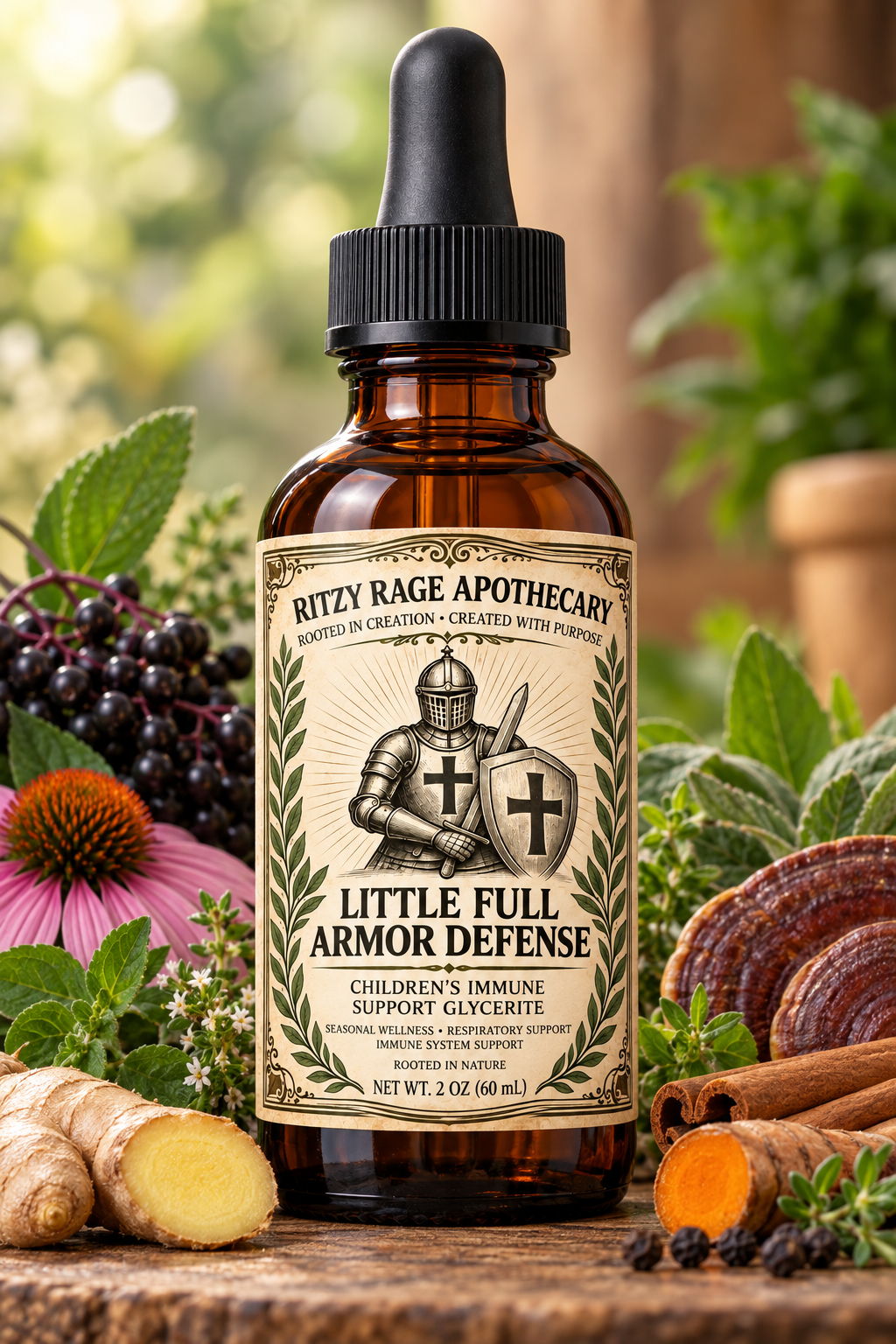 Little Full Armor Defense: Children's Immune Support Glycerite