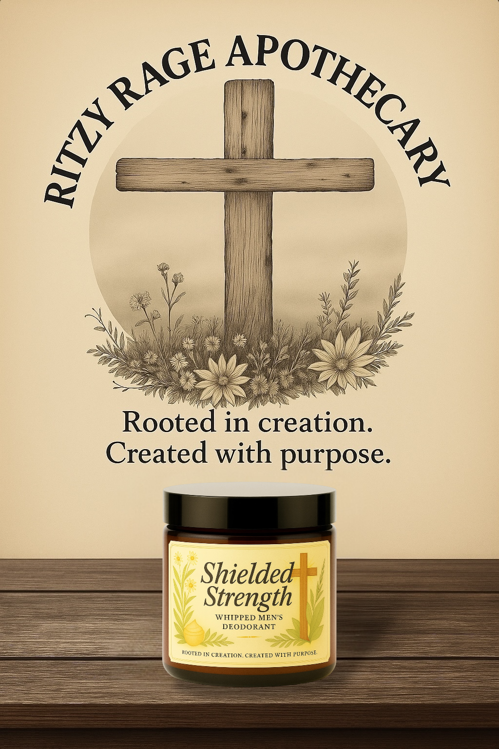 Shielded Strength: Whipped Men's Deodorant