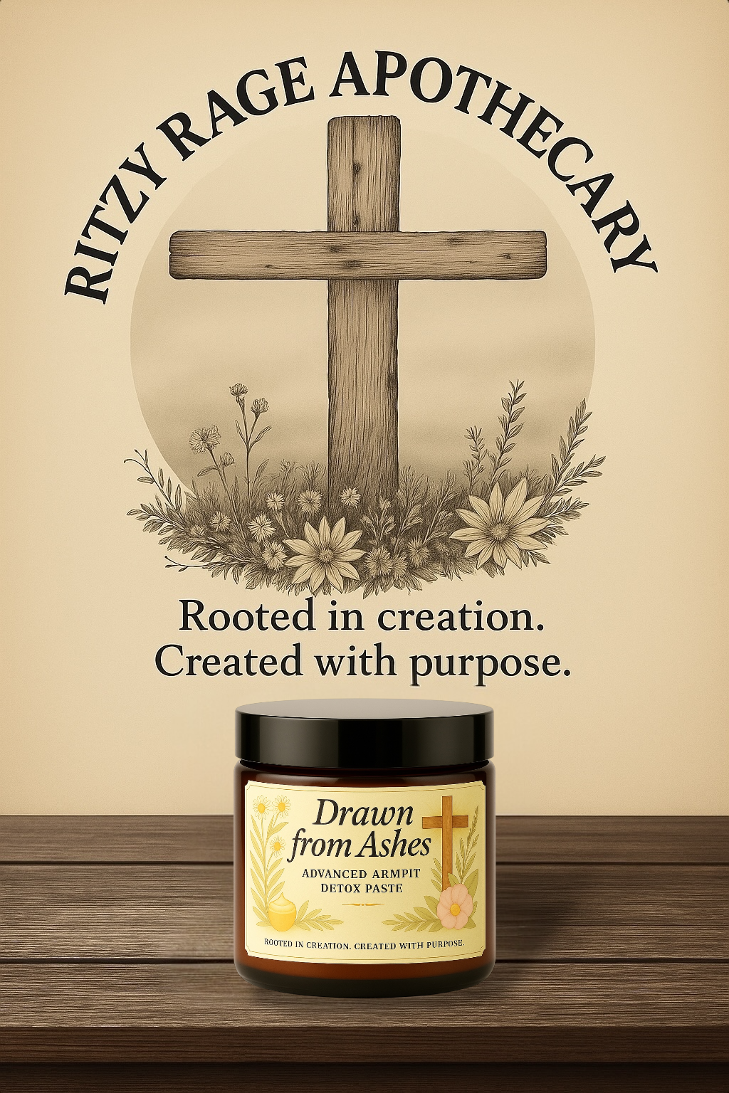 Drawn from Ashes: Advanced Armpit Detox Paste