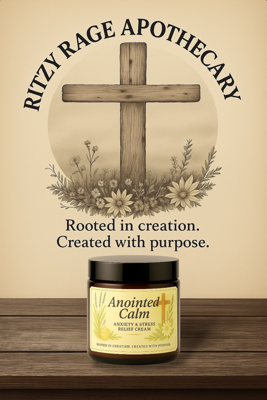 Anointed Calm: Anxiety & Stress Relief Cream