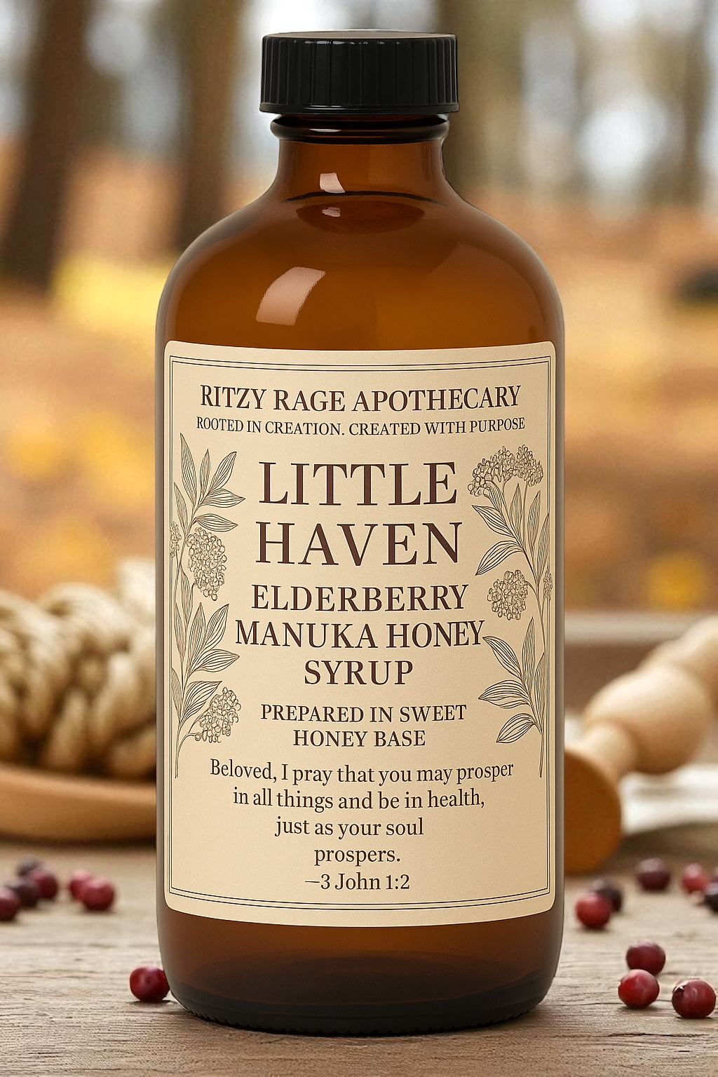 Little Haven Elderberry Manuka Honey Syrup