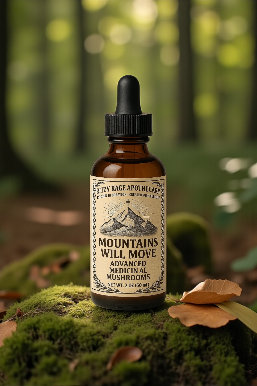 Mountains Will Move: Advanced Medicinal Mushroom Tincture