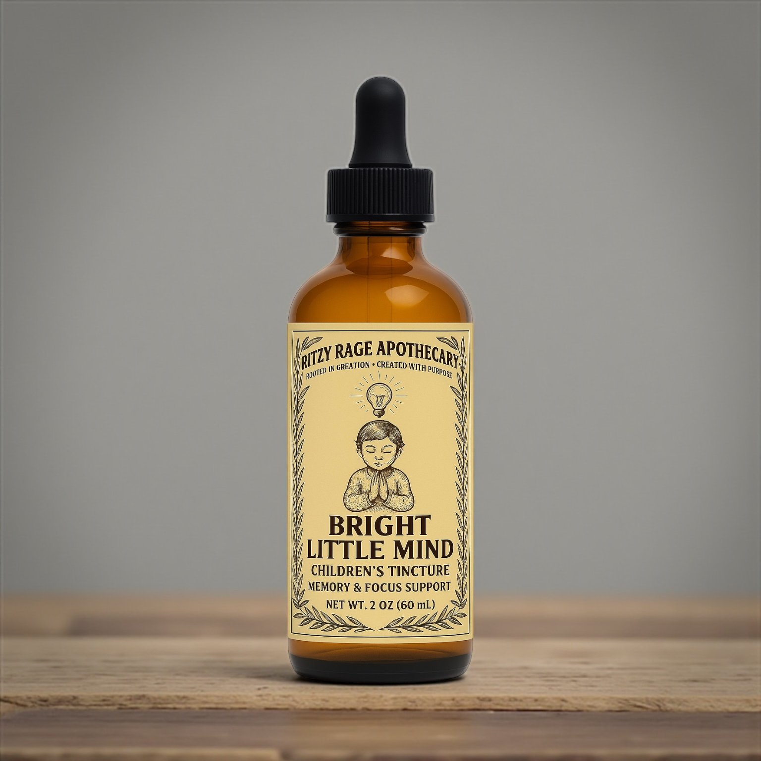 Bright Little Minds: Memory & Focus Support Children's Tincture