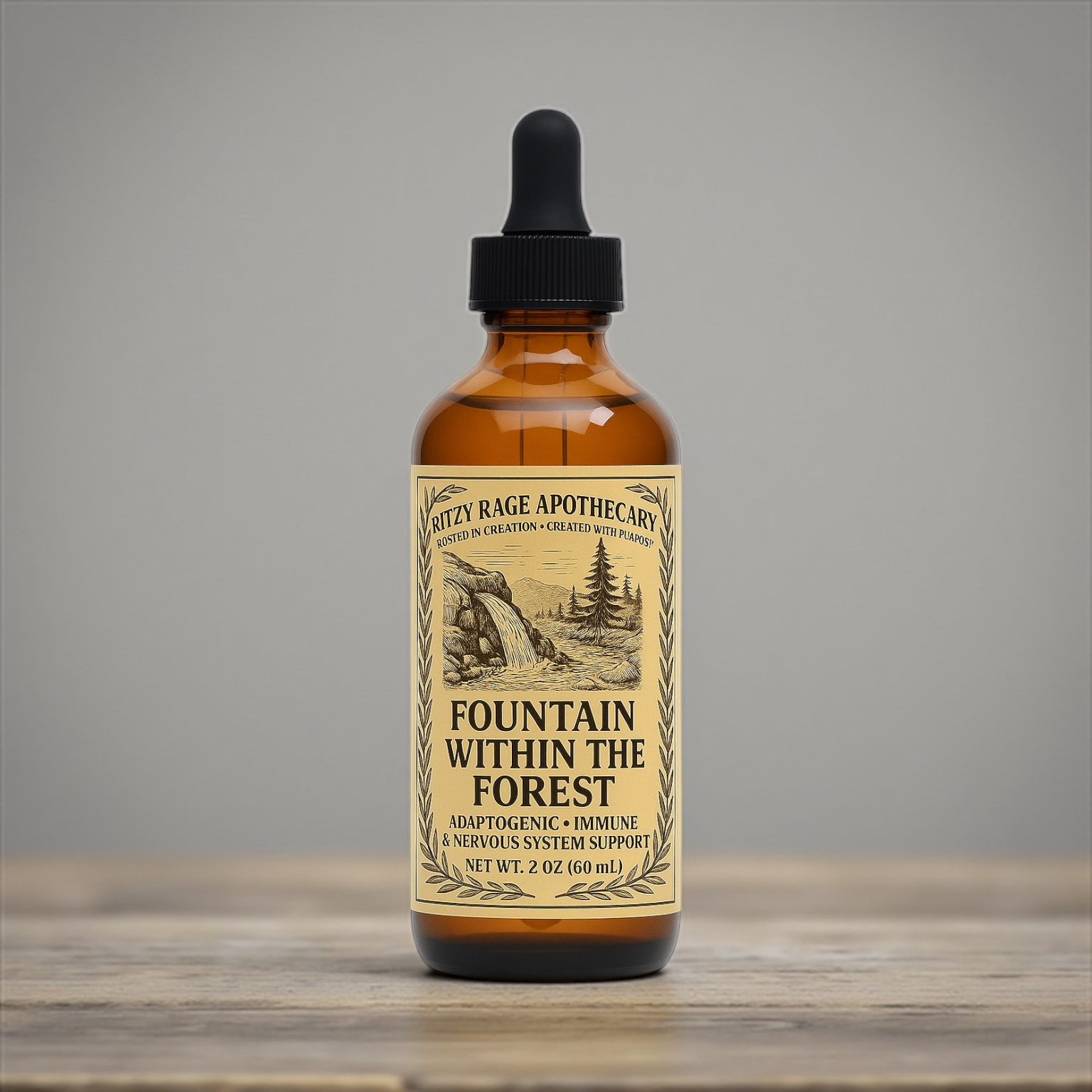 Fountain Within the Forest: Adaptogenic, Immune & Nervous System Support Tincture