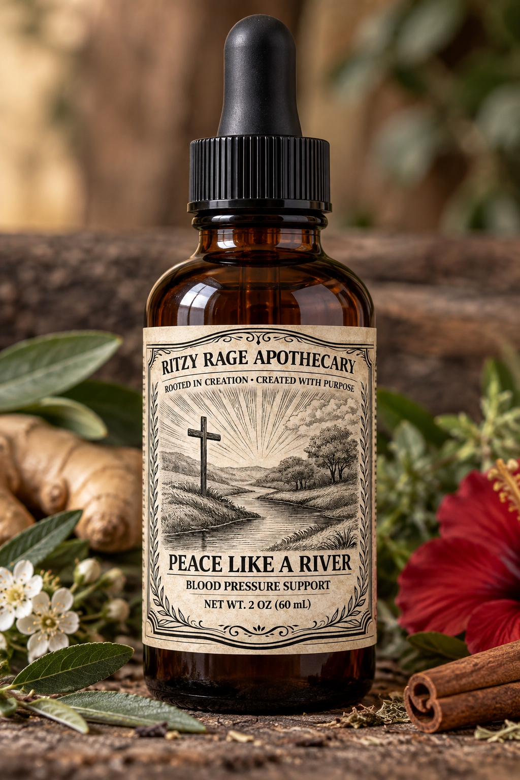 Peace Like a River: Blood Pressure Support Tincture